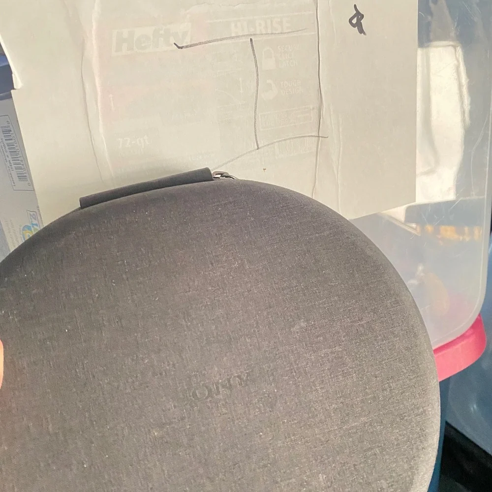 Sony WH-1000XM5 xm4 xm3 Headphone Carrying Case Gray Hard Shell Travel CASE ONLY